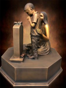 Tom White Studios, Inc | Artistic Vision Sculptures – Why We Do What We Do Wyoming Law Enforcement Memorial, WLEM Memorial, tribute to fallen peace officers, fallen law officer memorials, public bronze monuments, soldier statues, police sculptures, firefighter statues, WY Law Enforcement Memorial bronze statue, honorary memorial bronze sculptures, public monumental bronze tributes, life-size bronze sculptures, bronze portraits, commission a sculptor, custom sculpture designs, commission an artist, Tom White, veterans memorial park statues, medal of honor sculptures, law enforcement sculptures, bronze statues, commission a sculpture, commemorative bronze statues, non-profit for fallen officers