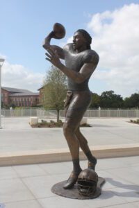 Robert Griffin III Baylor Football Statue Portrait Bronze Sculpture