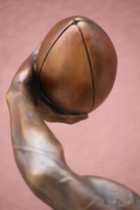 Robert Griffin III Baylor Football Statue Portrait Bronze Sculpture