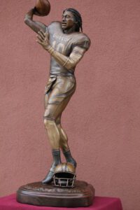 Robert Griffin III Baylor Football Statue Portrait Bronze Sculpture
