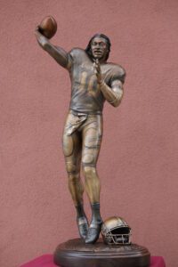 Robert Griffin III Baylor Football Statue Portrait Bronze Sculpture