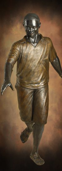 Tom White Studios, Inc | Children & Adults Figurative Bronze Statues Bronze figure balancing with outstretched arms