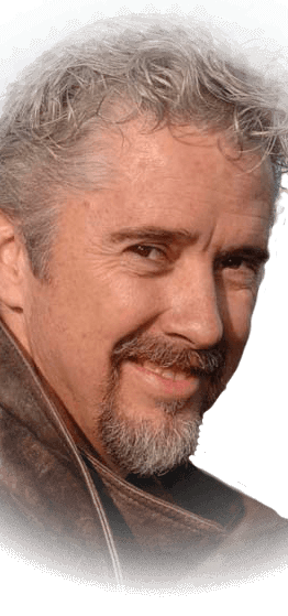 Three-quarter profile of man looking sideways