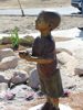 Tom White Studios, Inc | Jesus Statues Will & His Trains Statue in scene with Christ Our Rock at Davidson Prayer Garden, Gatesville, Texas, by world-class sculptor, Tom White.