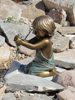 Tom White Studios, Inc | Jesus Statues Girl holding frog statue, Christ Our Rock statues of Jesus and children and three crosses at Davidson Prayer Garden, Gatesville, Texas by world-class sculptor, Tom White. Located in prayer gardens, churches, schools and parks across the United States.