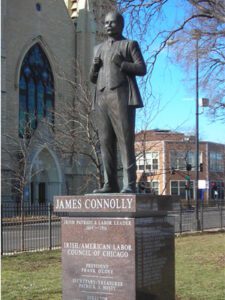Tom White Studios, Inc | James Connolly Statue James Connolly Bronze Portrait Statue in Union Park, Chicago. Commissioned by the Irish American Labor Council of Chicago in 2007. Tom White, sculptor